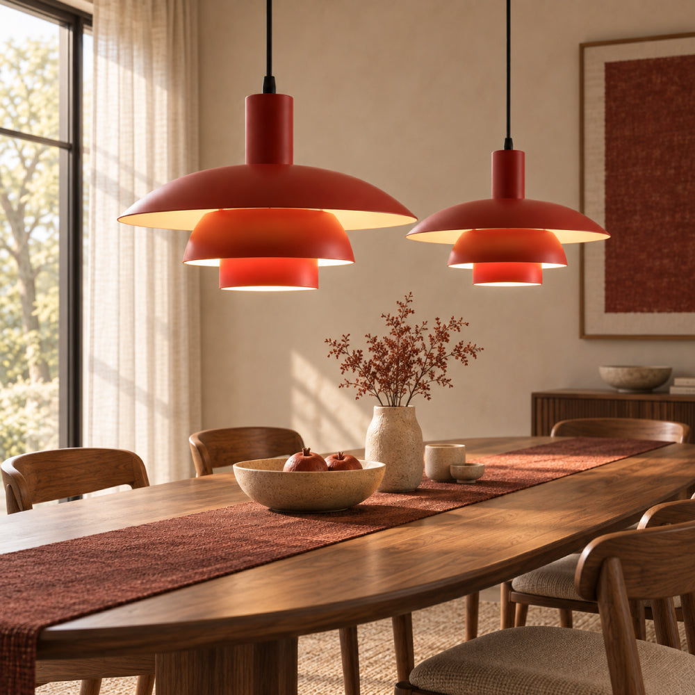 Pendel Lampe i Dansk Stil – Minimalistisk Metal Design 0