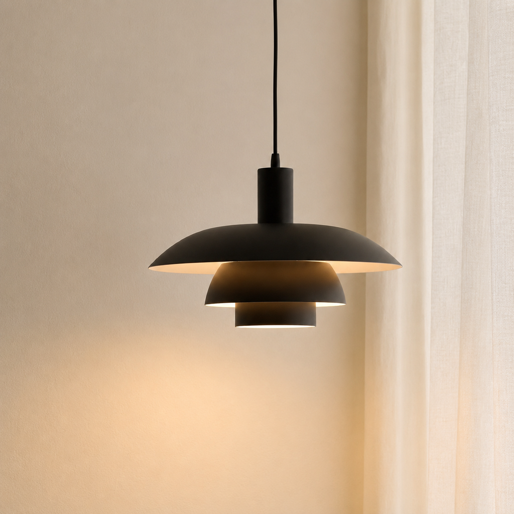 Pendel Lampe i Dansk Stil - Minimalistisk Metal Design 0