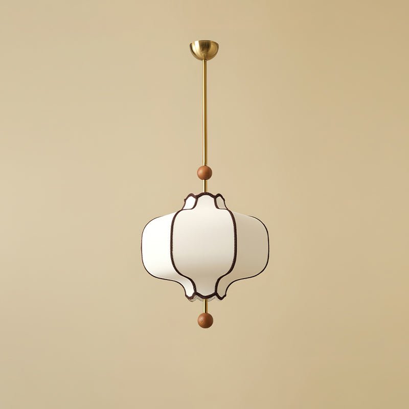 Pendel Lampe i Lanternestof – Klassisk Design med Blødt og Diffust Lys 0