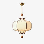 Pendel Lampe i Lanternestof – Klassisk Design med Blødt og Diffust Lys 1