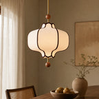 Pendel Lampe i Lanternestof – Klassisk Design med Blødt og Diffust Lys 11
