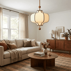 Pendel Lampe i Lanternestof – Klassisk Design med Blødt og Diffust Lys 8