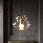 Pendel Lampe i Metal og Glas – Elegant Design i Flere Størrelser 11