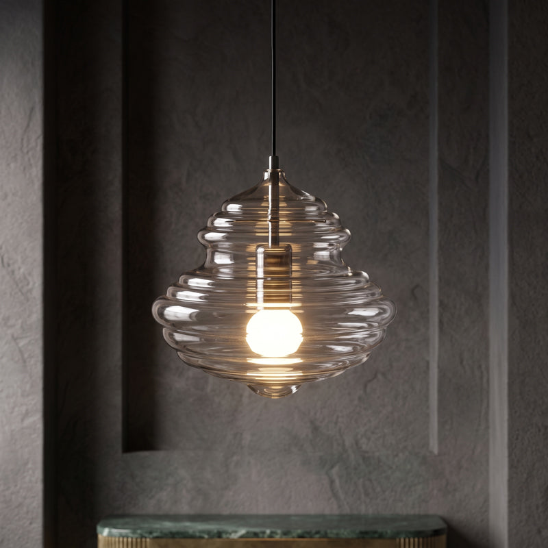 Pendel Lampe i Metal og Glas – Elegant Design i Flere Størrelser 11