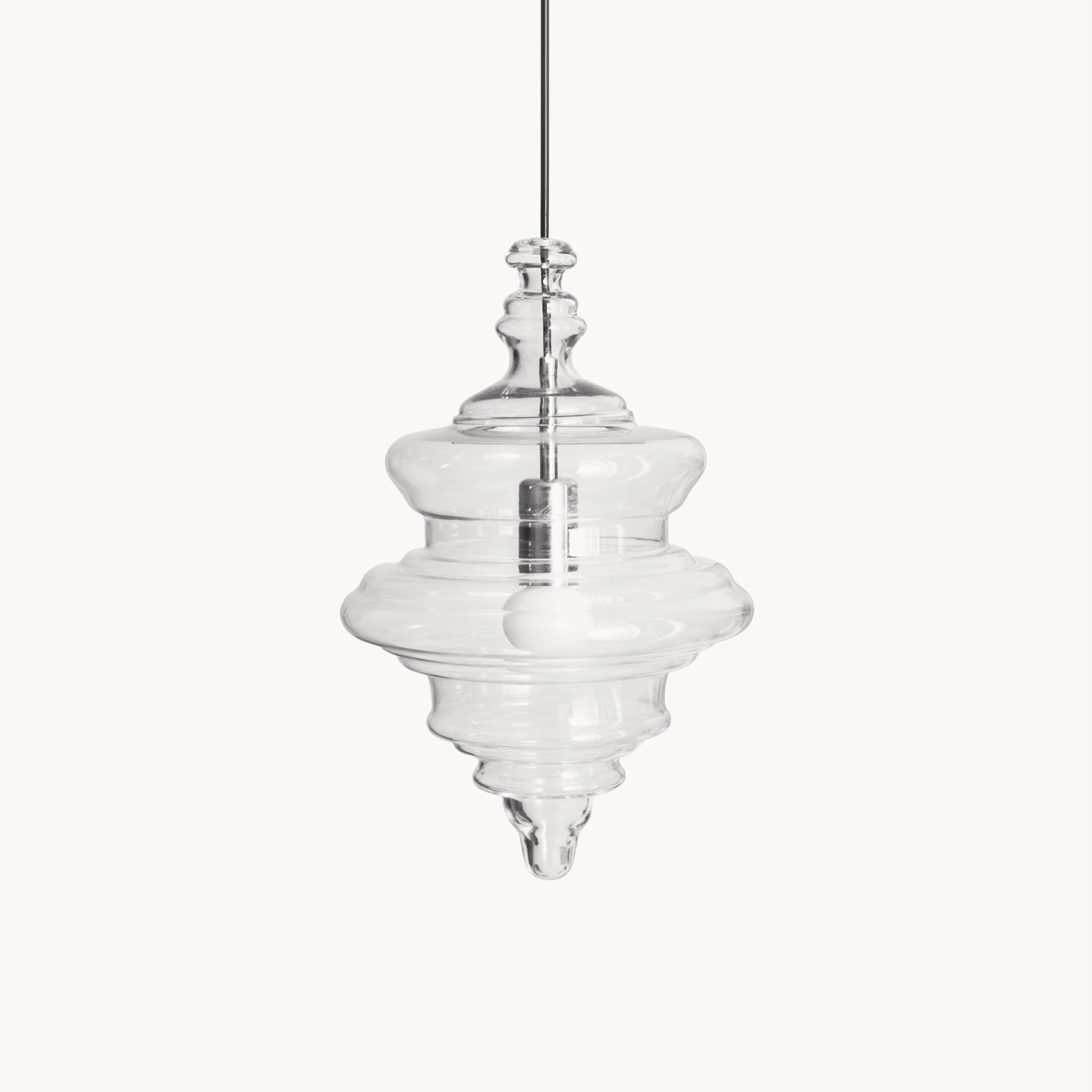 Pendel Lampe i Metal og Glas – Elegant Design i Flere Størrelser 8