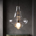 Pendel Lampe i Metal og Glas – Elegant Design i Flere Størrelser 9