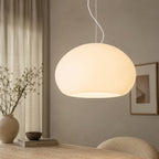 Pendel Lampe i Opalglas - Svampeformet Design 1