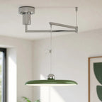 Pendel Lampe med Justerbar Arm - Flyvende Skærm i Krom 2