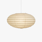 Pendellampe i Washi-papir – Oval Japansk Papirlampe 14