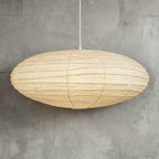 Pendellampe i Washi-papir – Oval Japansk Papirlampe 8
