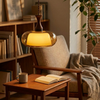Plug-in Pendellampe med Glasskærm – Justerbar Højde 0