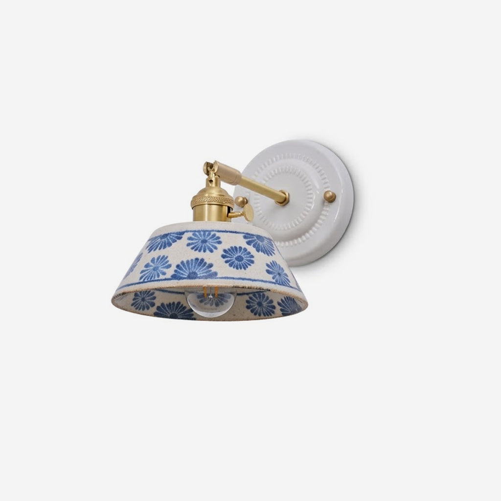 Porcelæn Væglampe i Indigo – Elegant Design med Holdbar Belysning 2