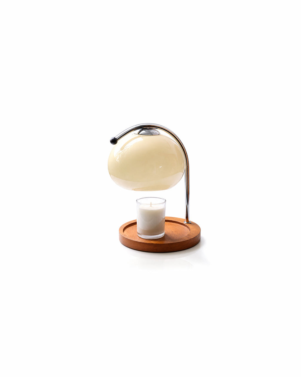 Retro_Bordlampe_Candle_Warmer__Daempbar_med_Traebase_12