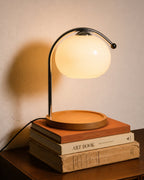 Retro Bordlampe Candle Warmer - Dæmpbar med Træbase 5
