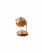 Retro Bordlampe Candle Warmer - Dæmpbar med Træbase 8
