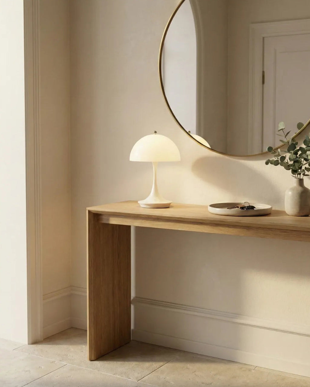Retro Bordlampe - Ikonisk Design med Dæmpbar Funktion og Trådløs 9