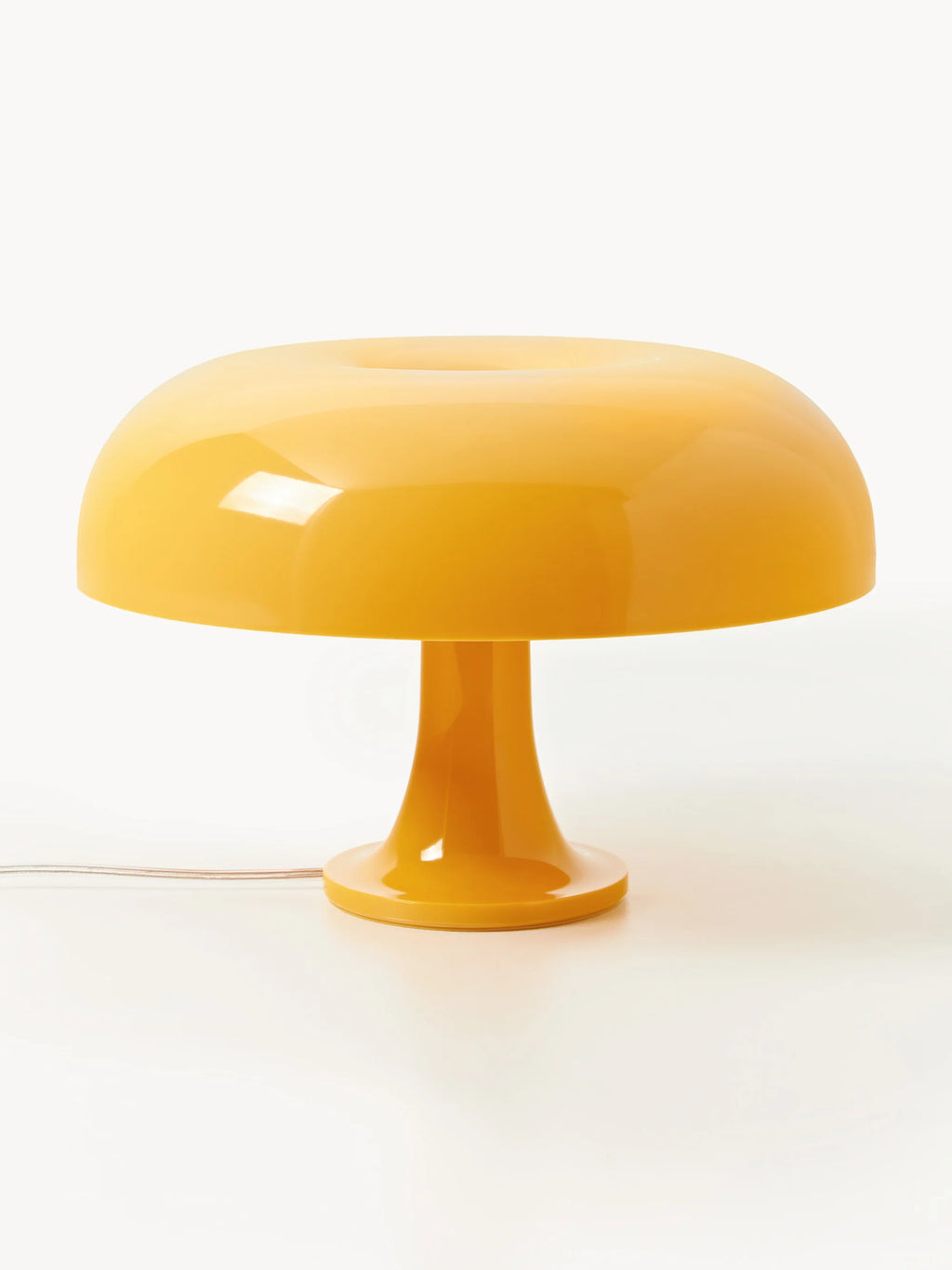 Retro Bordlampe – Skulpturel Svampedesign med Tri-Color Dæmpning 11