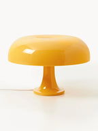 Retro Bordlampe – Skulpturel Svampedesign med Tri-Color Dæmpning 11