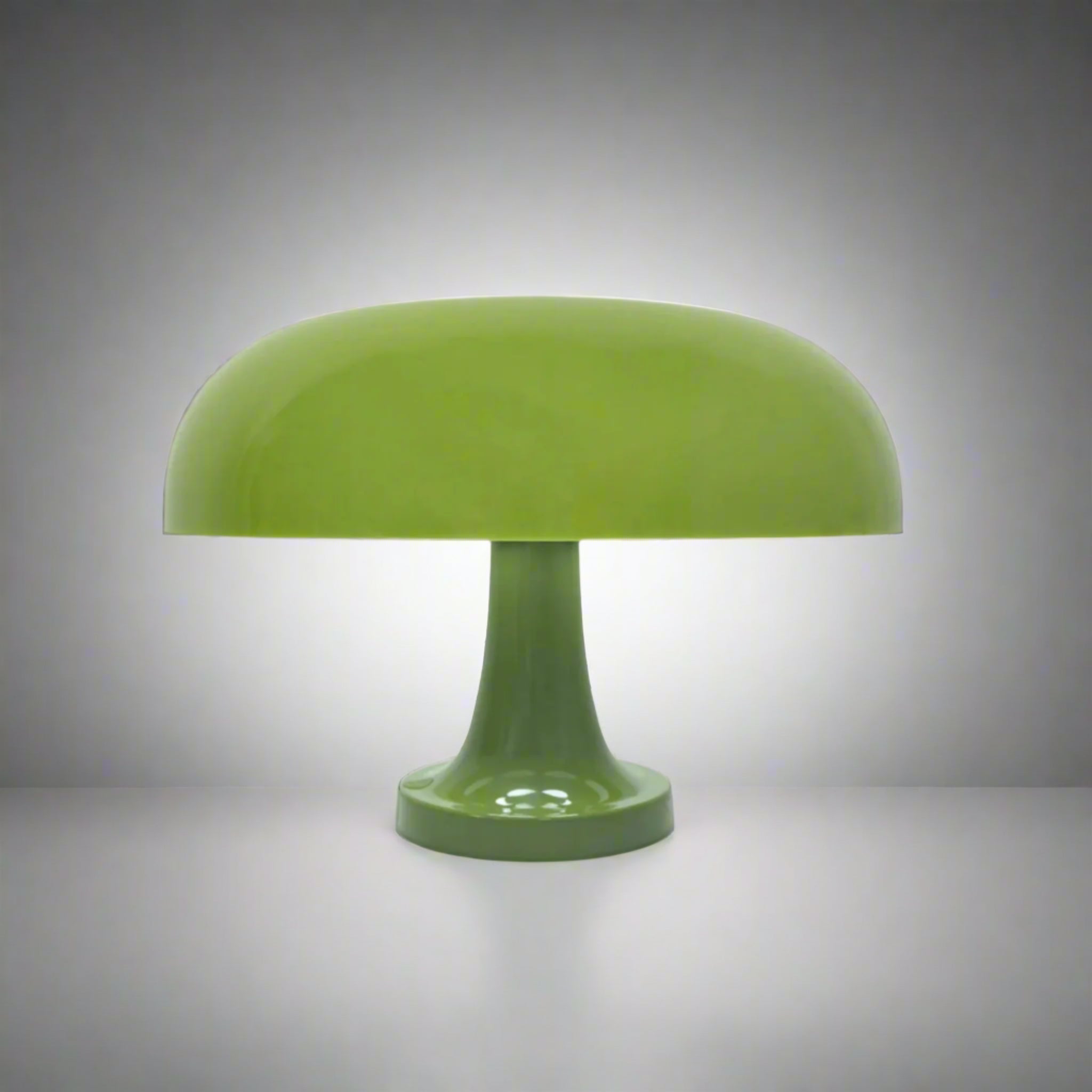 Retro Bordlampe – Skulpturel Svampedesign med Tri-Color Dæmpning 7