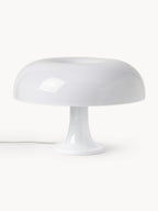 Retro Bordlampe – Skulpturel Svampedesign med Tri-Color Dæmpning 7