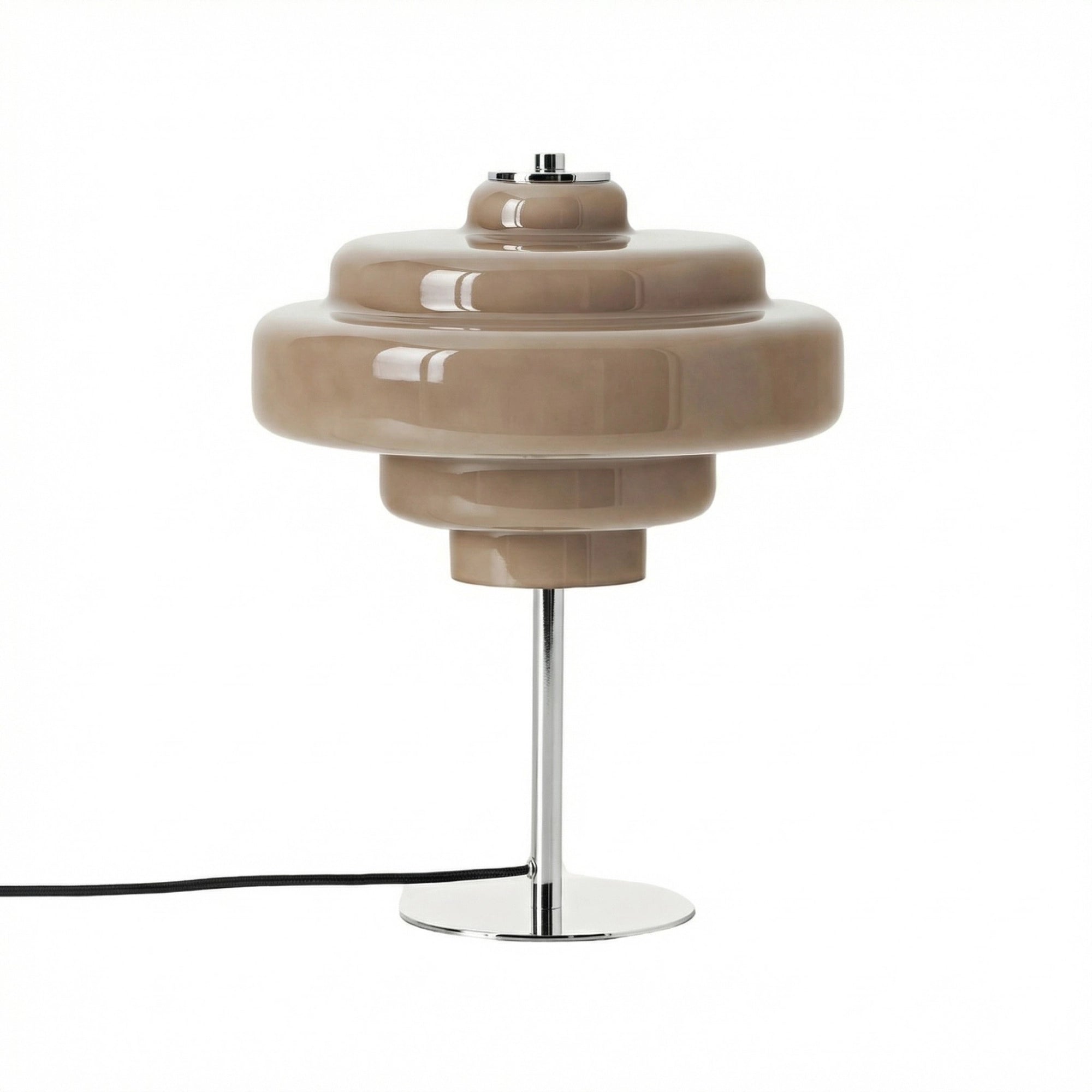 Retro Bordlampe i Glas - Ikonisk Flerlags Design 13