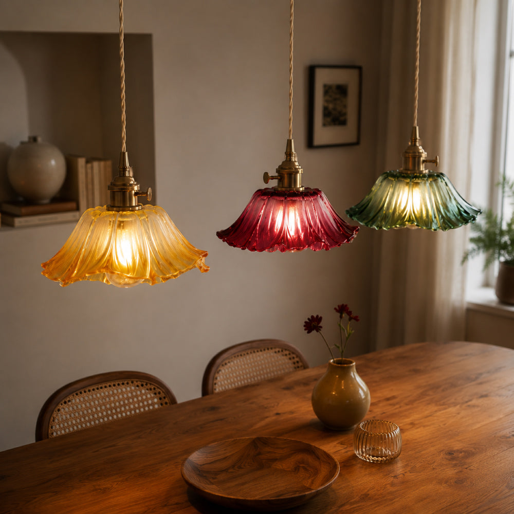 Retro Glas Pendel – Elegant og Tidløst Retrodesign 0
