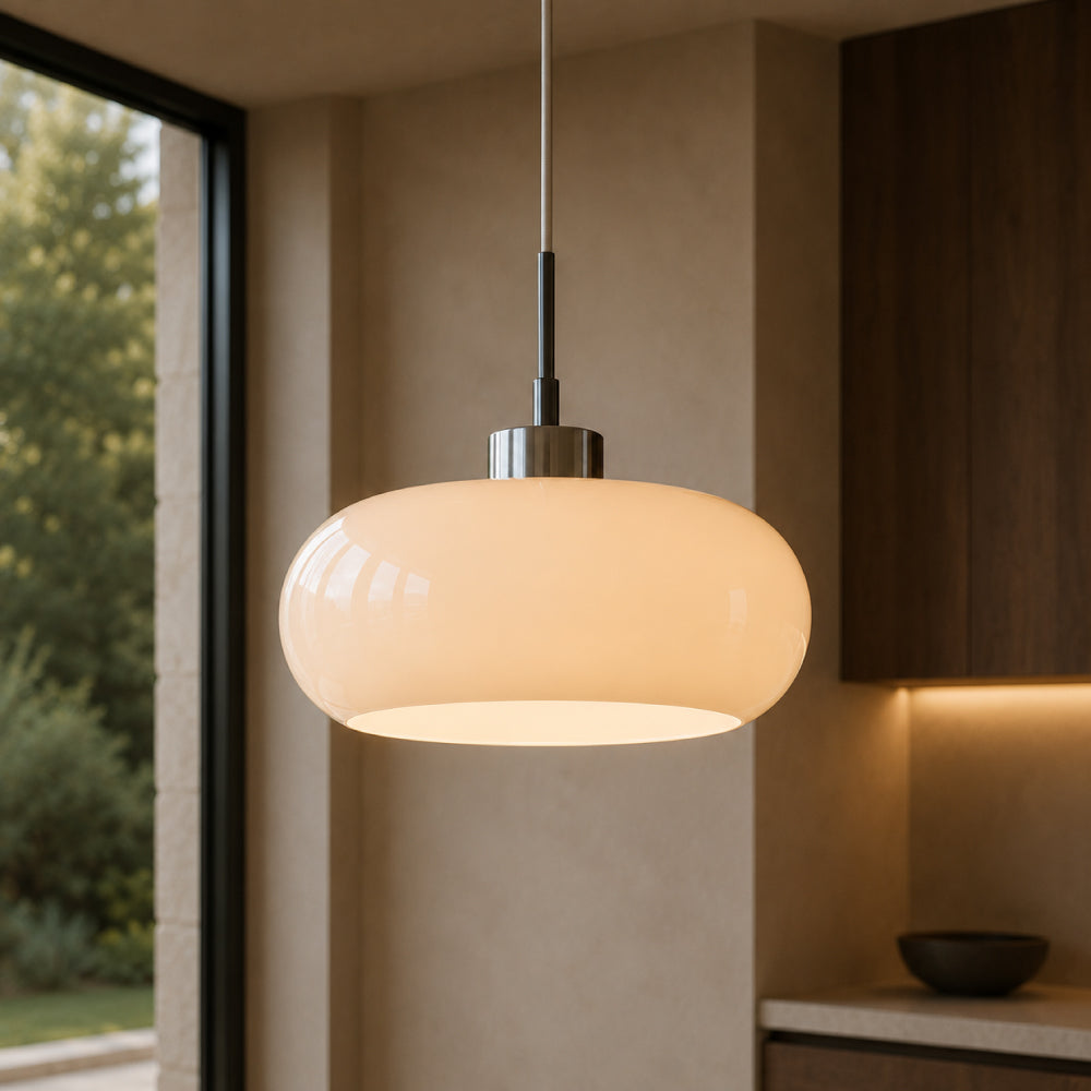 Retro Pendel Lampe – Elegant Glasdesign til Spisebordet 11