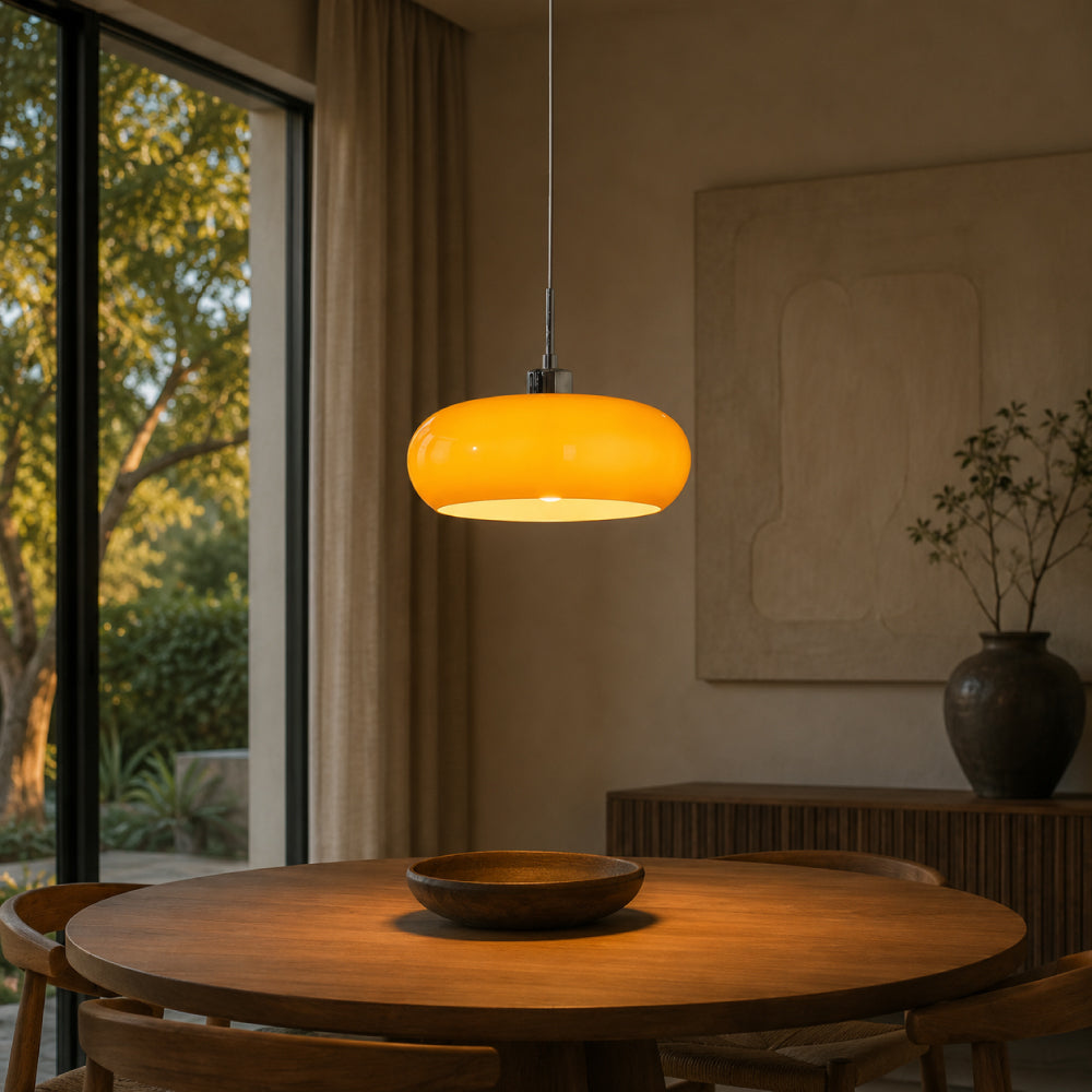 Retro Pendel Lampe – Elegant Glasdesign til Spisebordet 17