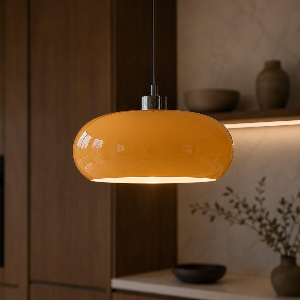 Retro Pendel Lampe – Elegant Glasdesign til Spisebordet 22
