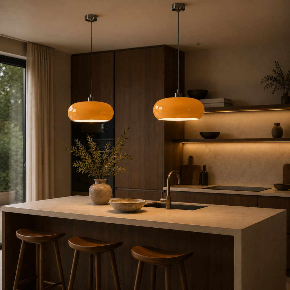 Retro Pendel Lampe – Elegant Glasdesign til Spisebordet 25