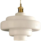 Retro Pendel Lampe i Glas - Ikonisk Flerlags Design 14