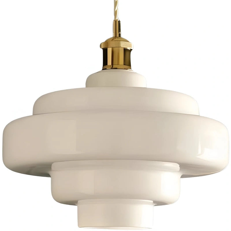 Retro Pendel Lampe i Glas - Ikonisk Flerlags Design 14