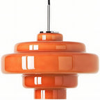 Retro Pendel Lampe i Glas - Ikonisk Flerlags Design 15