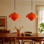 Retro Pendel Lampe i Glas - Ikonisk Flerlags Design 2