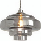 Retro Pendel Lampe i Glas - Ikonisk Flerlags Design 20