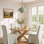 Retro Pendel Lampe i Glas - Ikonisk Flerlags Design 9
