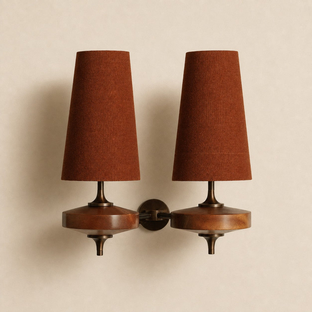 Retro Væglampe i Stof – Blødt Lys med Klassisk Design til Hyggelige Rum 10