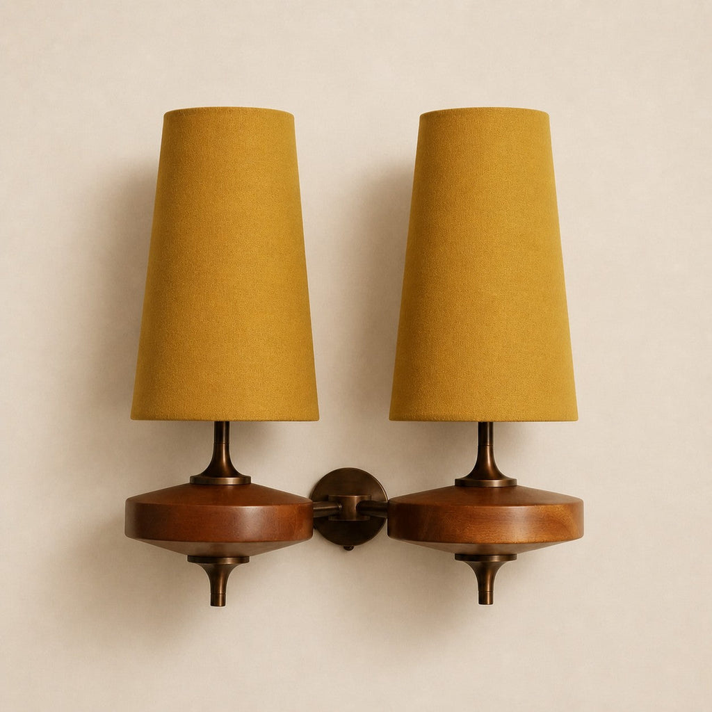 Retro Væglampe i Stof – Blødt Lys med Klassisk Design til Hyggelige Rum 18
