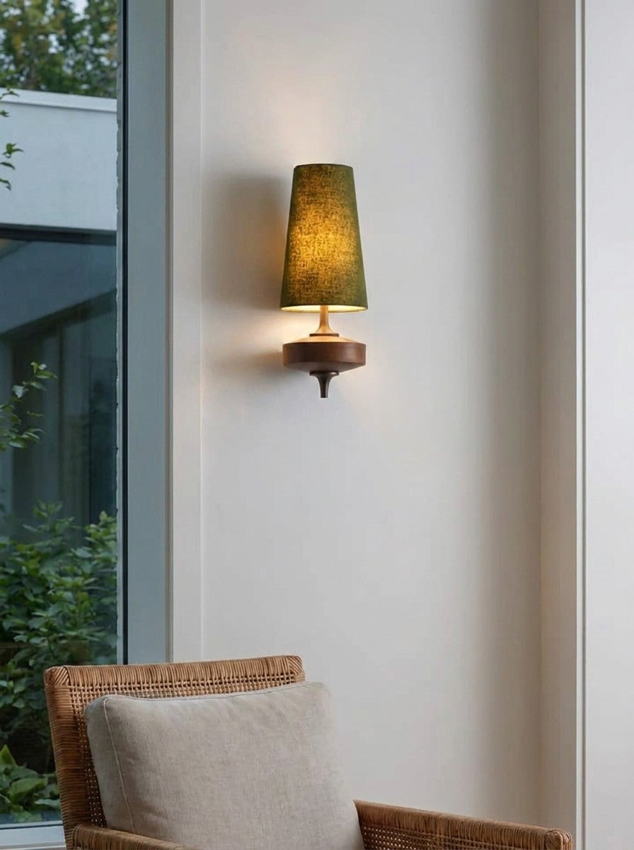 Retro Væglampe i Stof – Blødt Lys med Klassisk Design til Hyggelige Rum 3