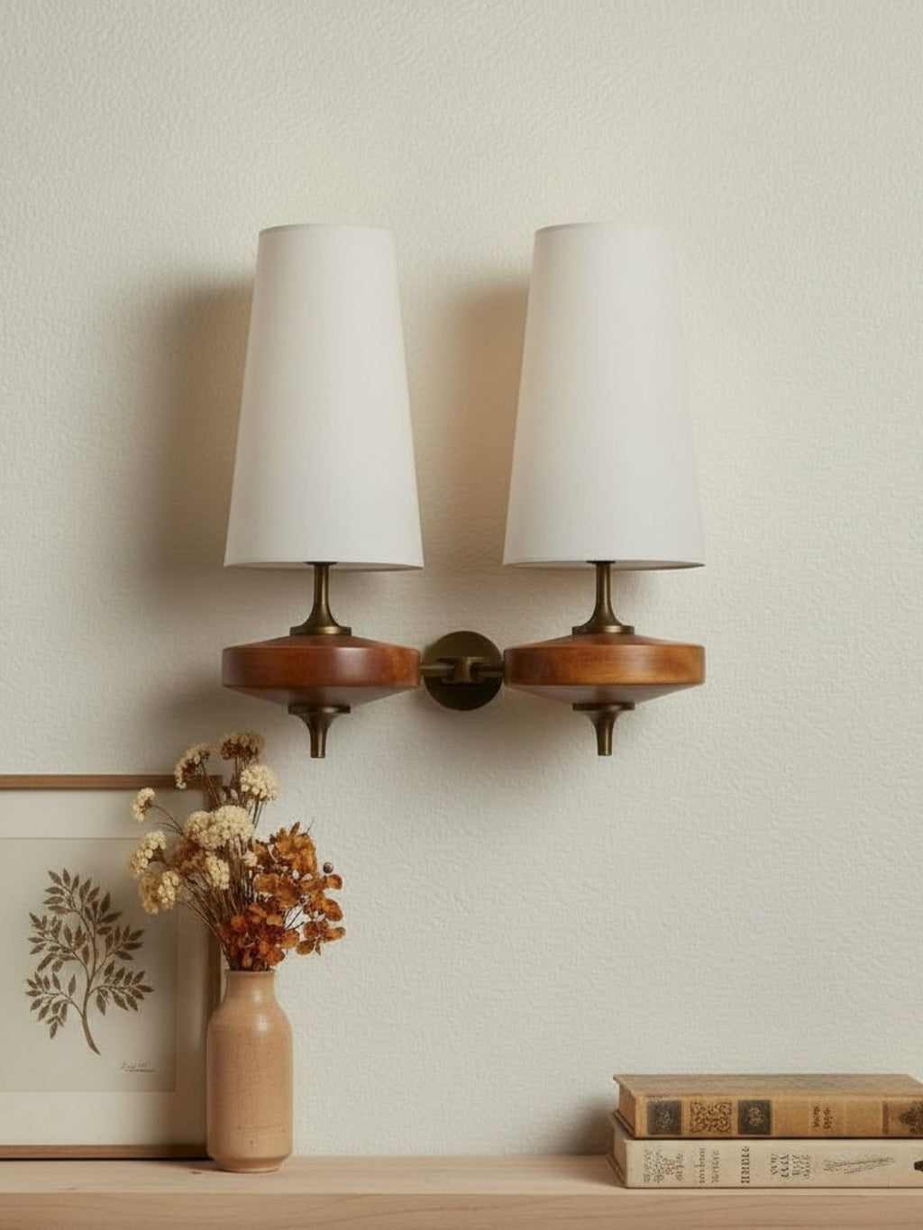 Retro Væglampe i Stof – Blødt Lys med Klassisk Design til Hyggelige Rum 4
