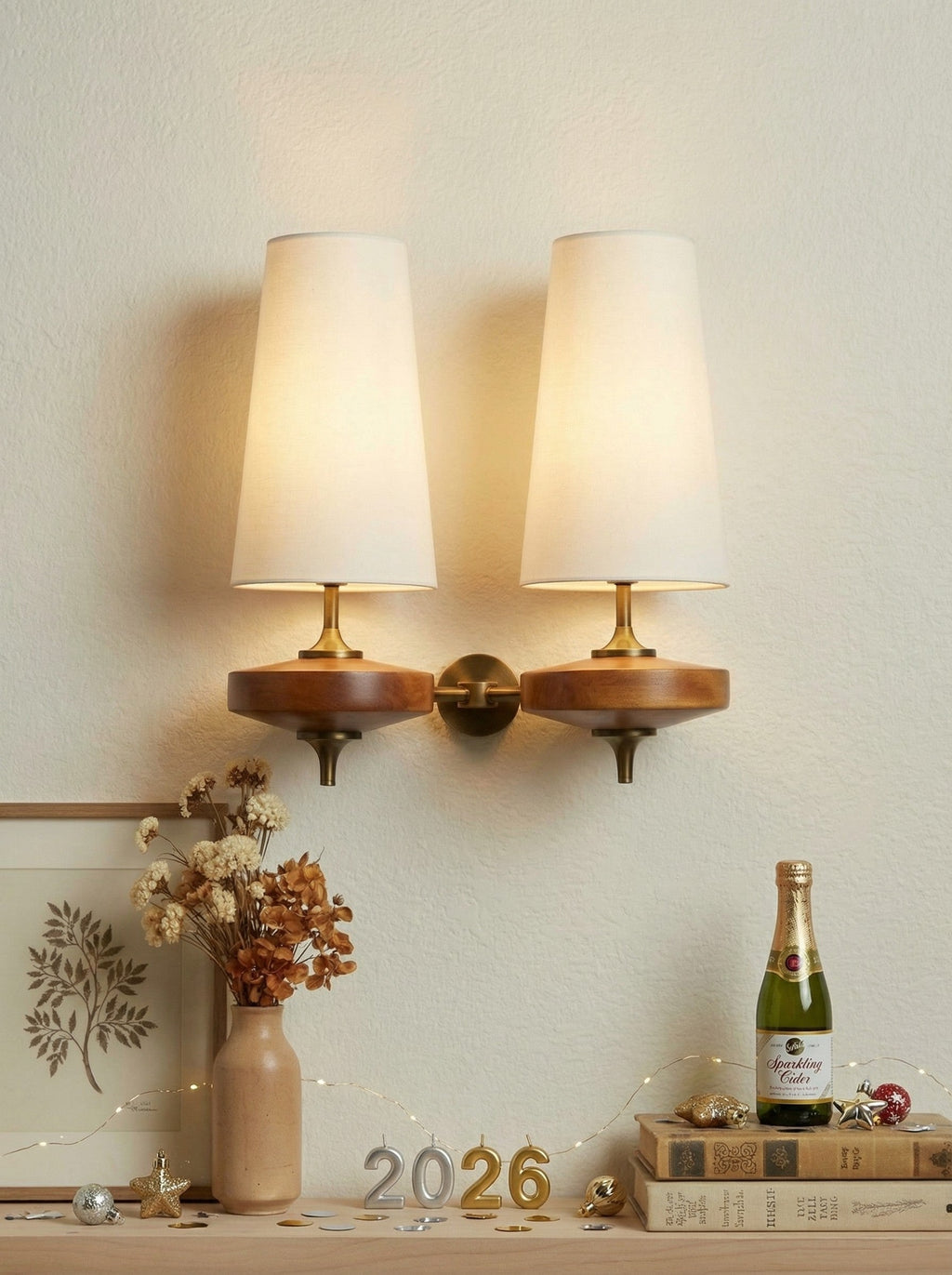 Retro Væglampe i Stof – Blødt Lys med Klassisk Design til Hyggelige Rum 5