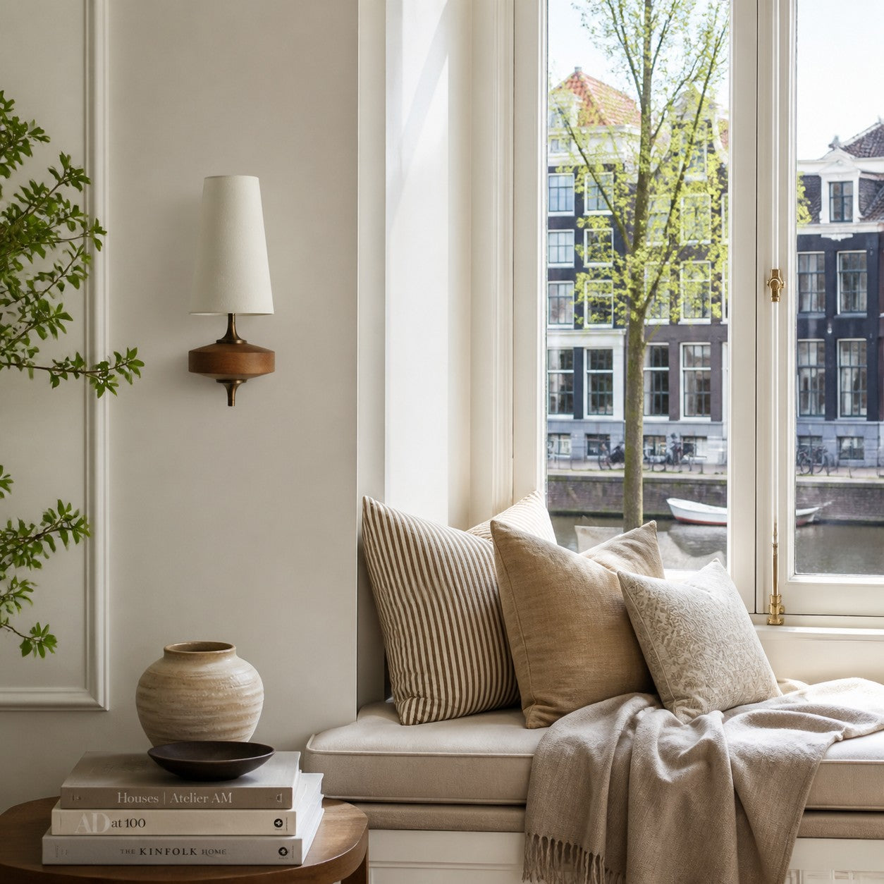 Retro Væglampe i Stof – Blødt Lys med Klassisk Design til Hyggelige Rum 7