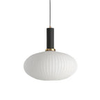Rillet Glas Pendel Lampe - Tonet Glas med Retro Udtryk 16
