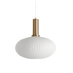 Rillet Glas Pendel Lampe - Tonet Glas med Retro Udtryk 27
