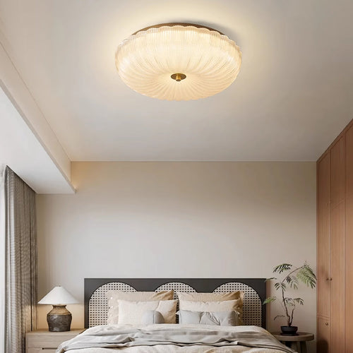 Ripple Glas Loftlampe - Varmt Lys og Elegant Finish 1
