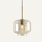 Røget Glas Pendel Lampe - Skandinavisk Design i Flere Former 12
