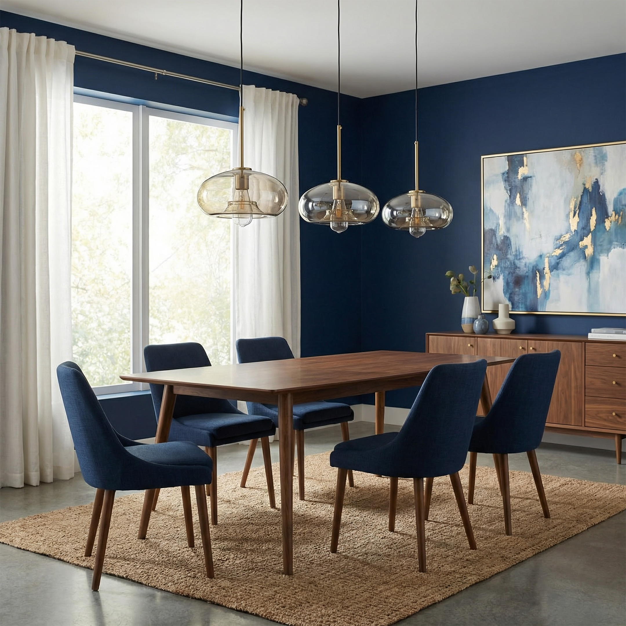 Røget Glas Pendel Lampe - Skandinavisk Design i Flere Former 6
