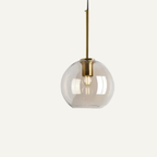 Røget Glas Pendel Lampe - Skandinavisk Design i Flere Former 7
