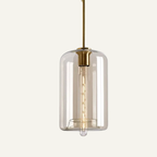 Røget Glas Pendel Lampe - Skandinavisk Design i Flere Former 9
