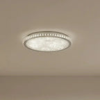 Rund Loftslampe i Krystal – Elegant Design med Skinnende Detaljer 2